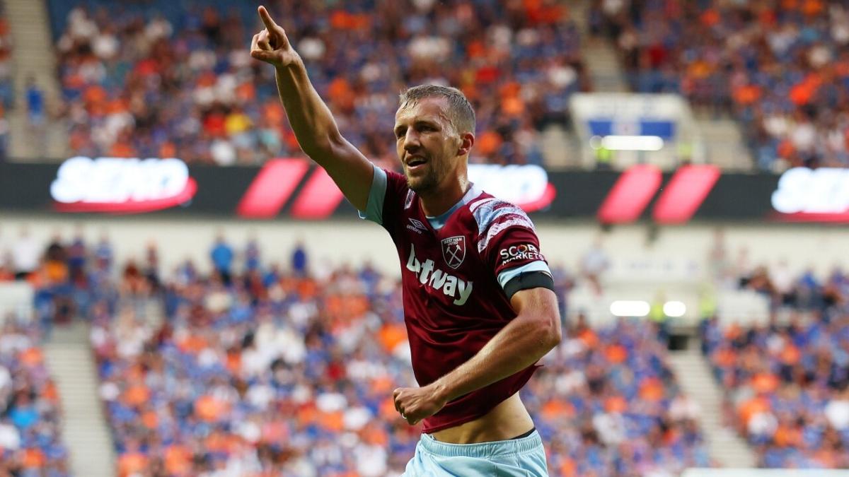 West Ham midfielder Tomas Soucek